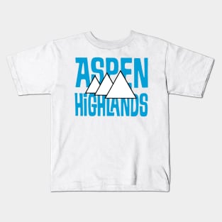 Aspen Highlands Kids T-Shirt